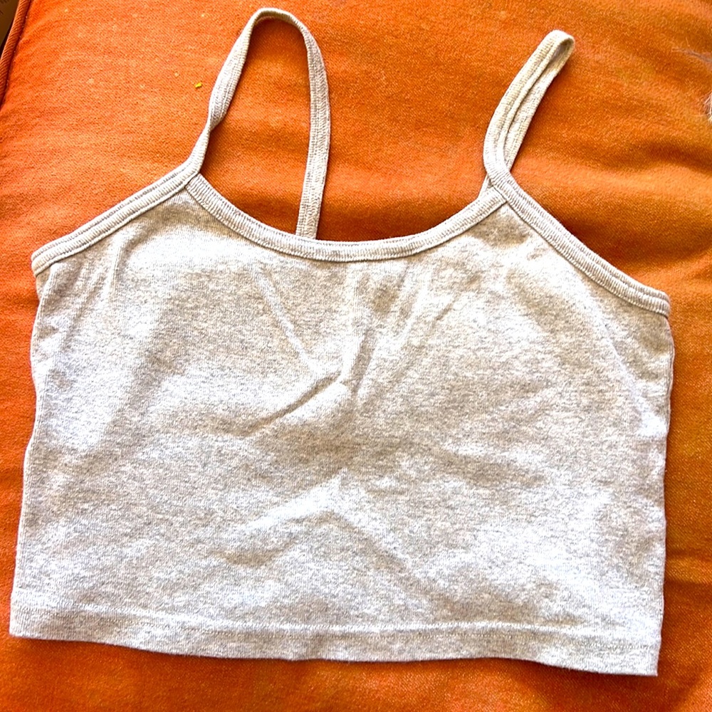 Grey crop top by In Charge